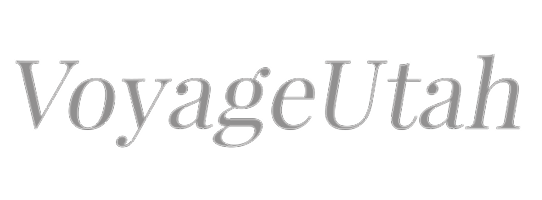 Logo design for VoyageUtah travel brand